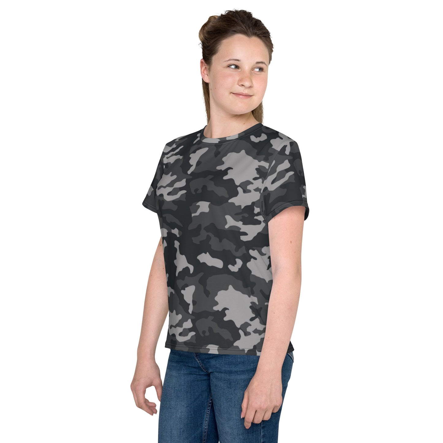 Youth crew neck t-shirt - Camo