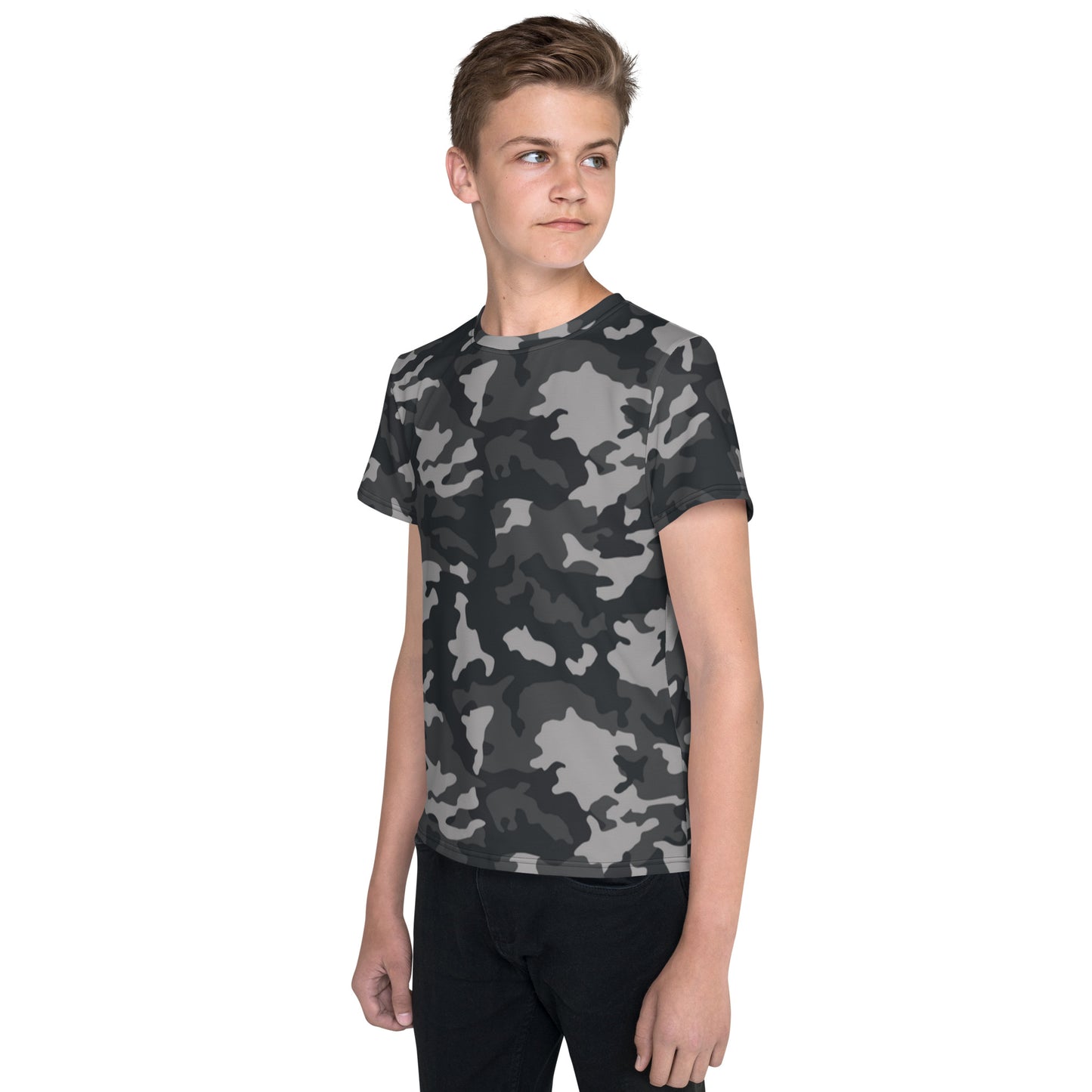 Youth crew neck t-shirt - Camo