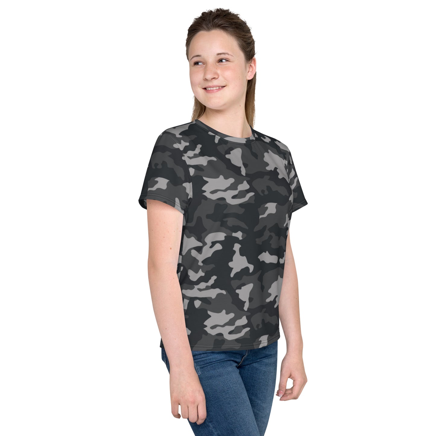 Youth crew neck t-shirt - Camo