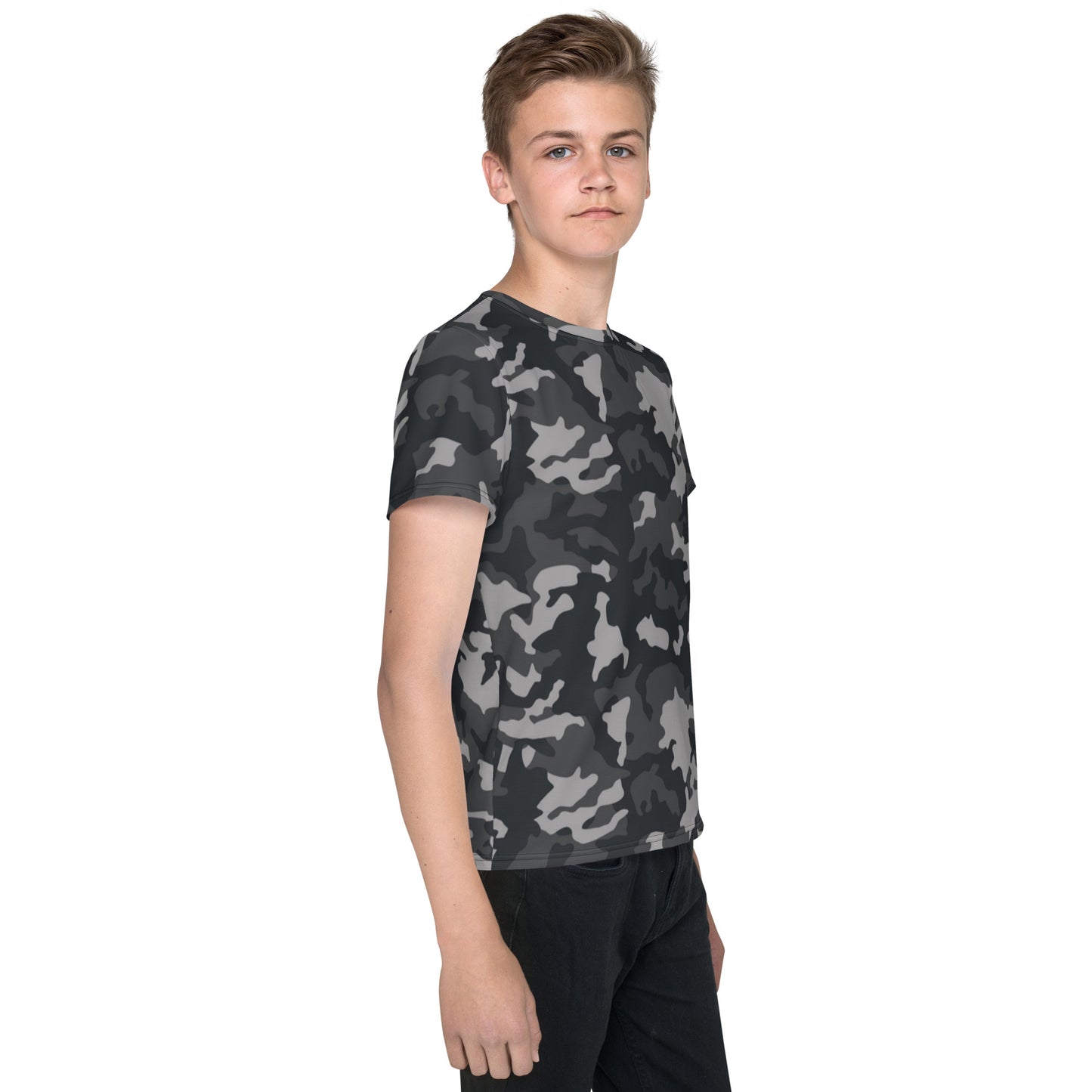 Youth crew neck t-shirt - Camo