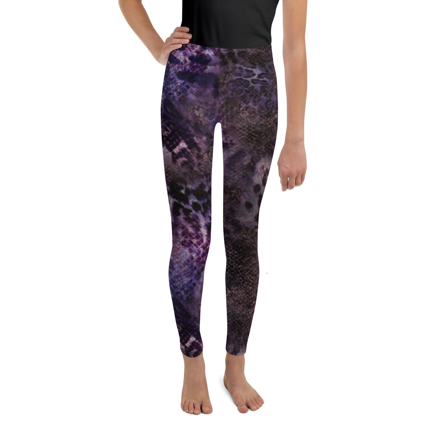 Youth Leggings - Mystic Panther