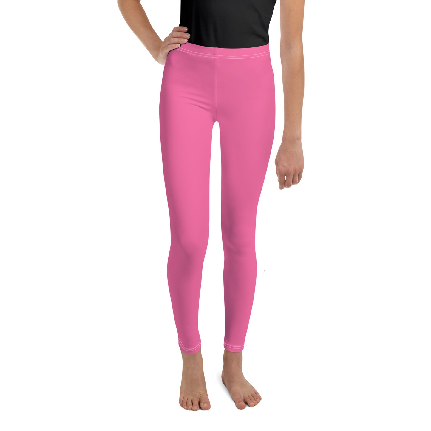 Youth Leggings - Brilliant Rose
