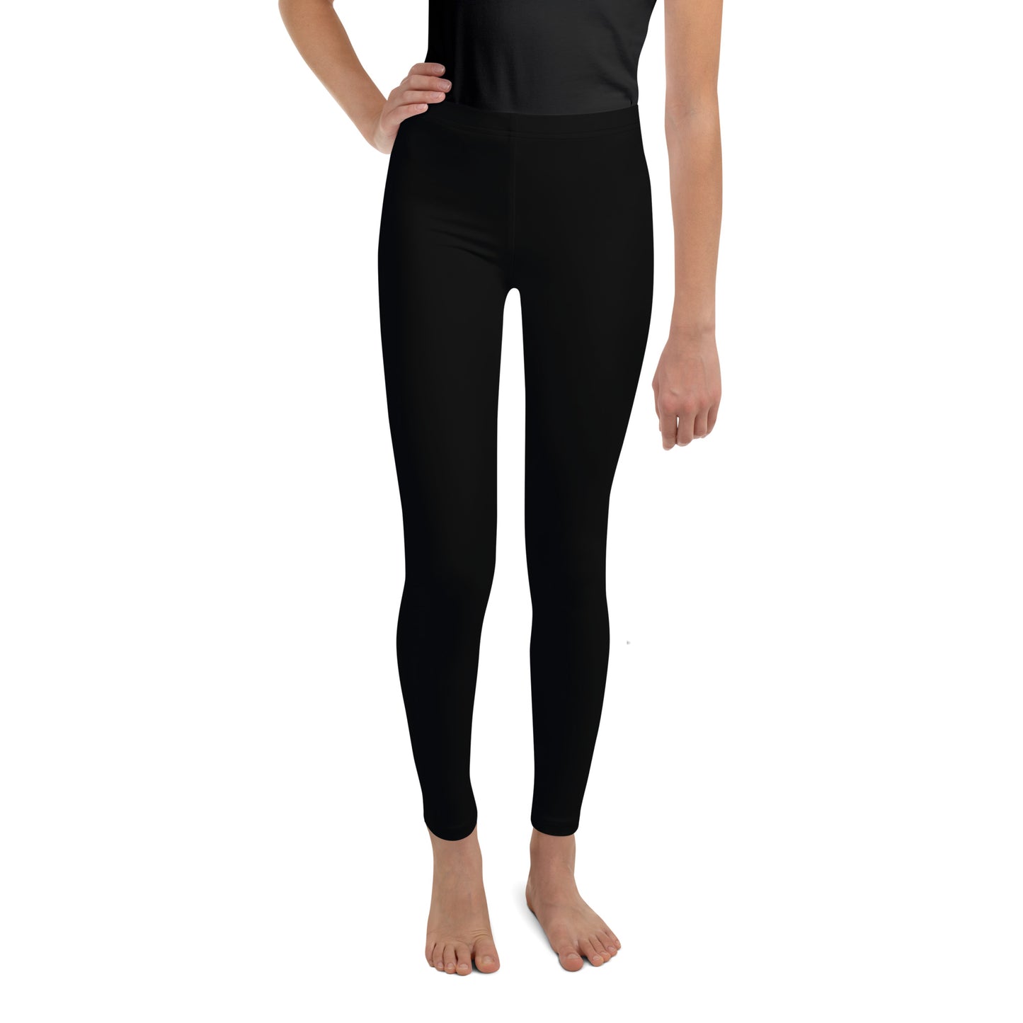 Youth Leggings - Midnight Black