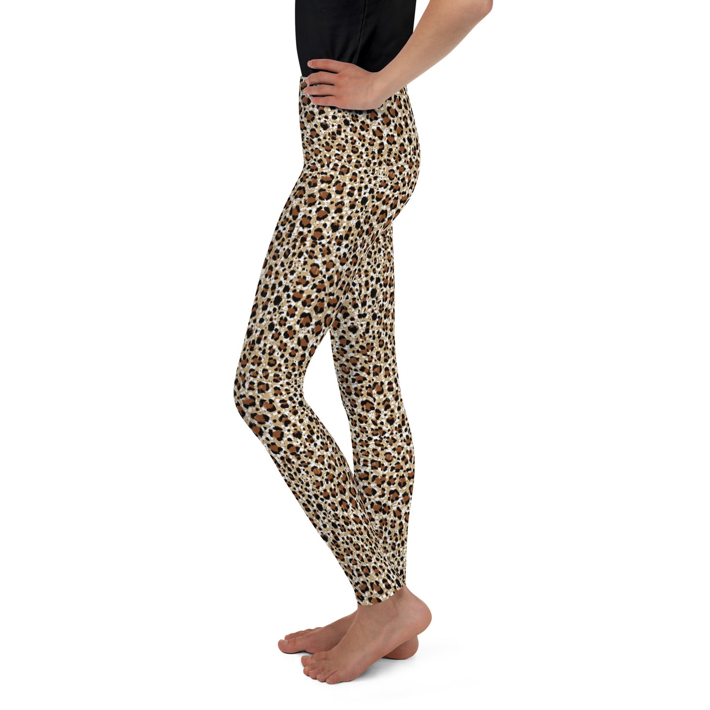 Youth Leggings - Leopard Print