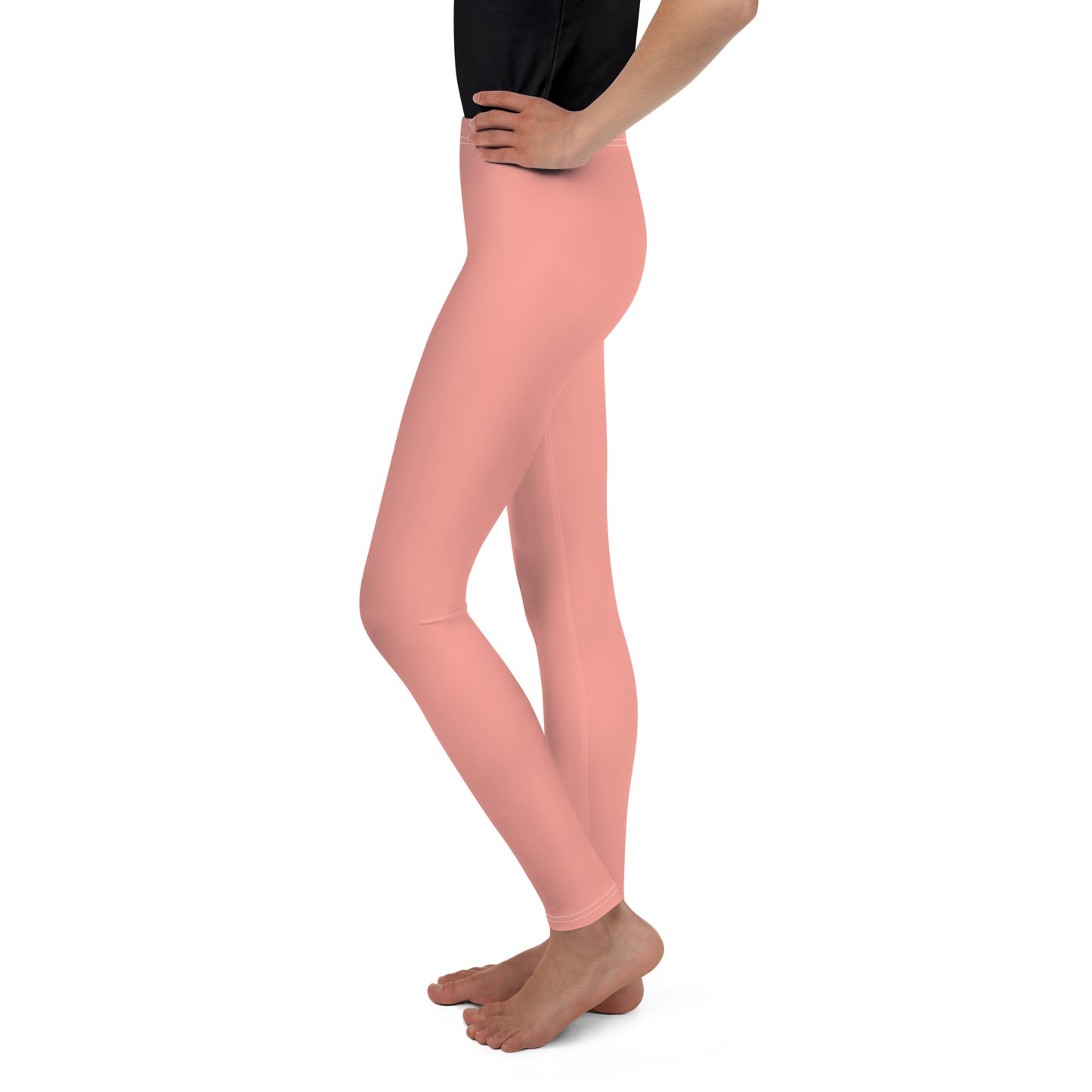 Youth Leggings - Rose Bud