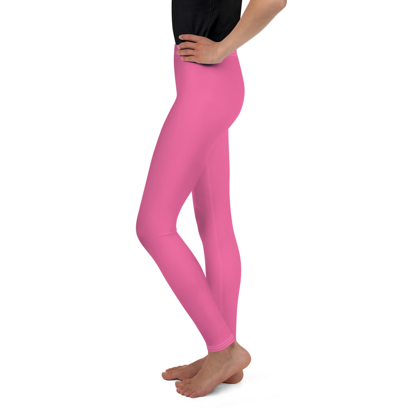 Youth Leggings - Brilliant Rose