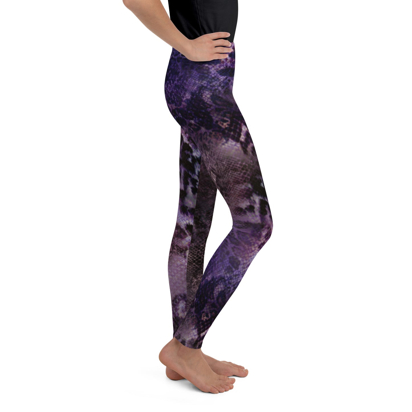 Youth Leggings - Mystic Panther