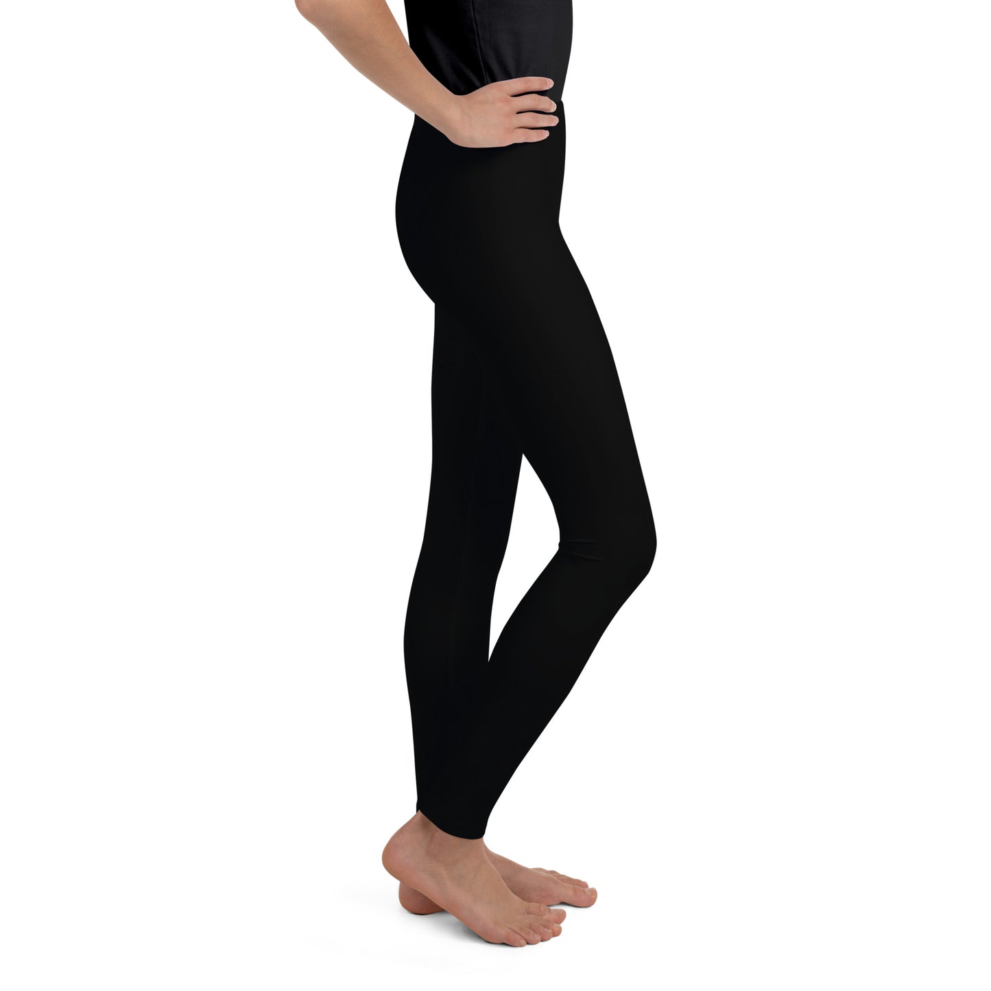 Youth Leggings - Midnight Black