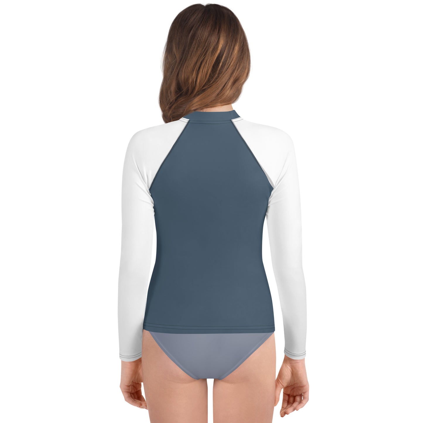 Youth Rash Guard - White