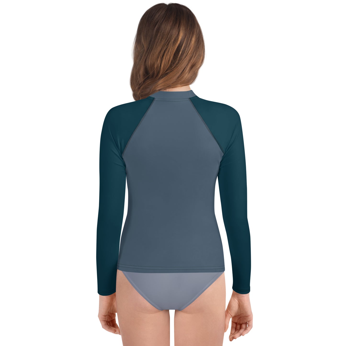 Youth Rash Guard - Dark Emerald Coast
