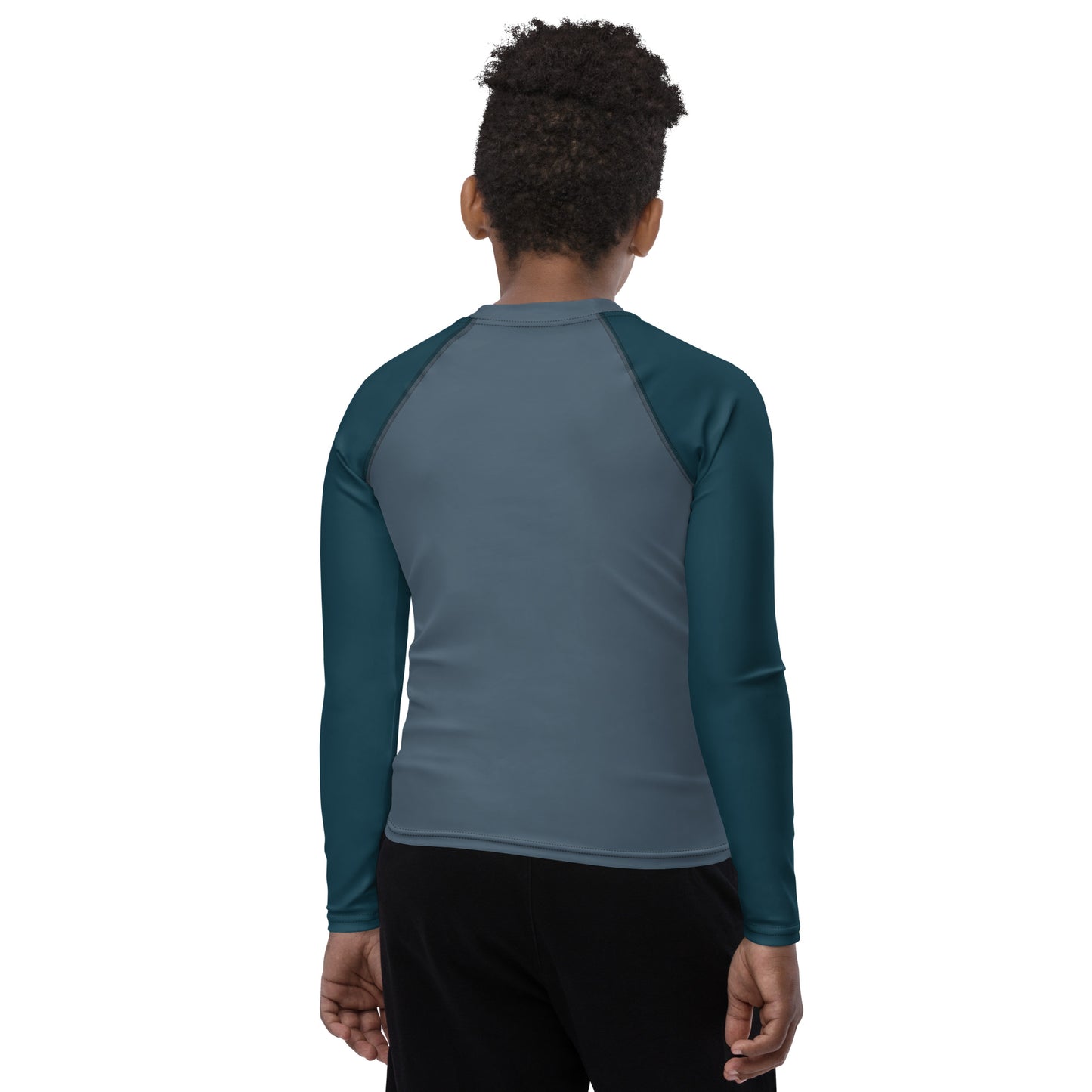 Rashguard für Jugendliche – Dark Emerald Coast
