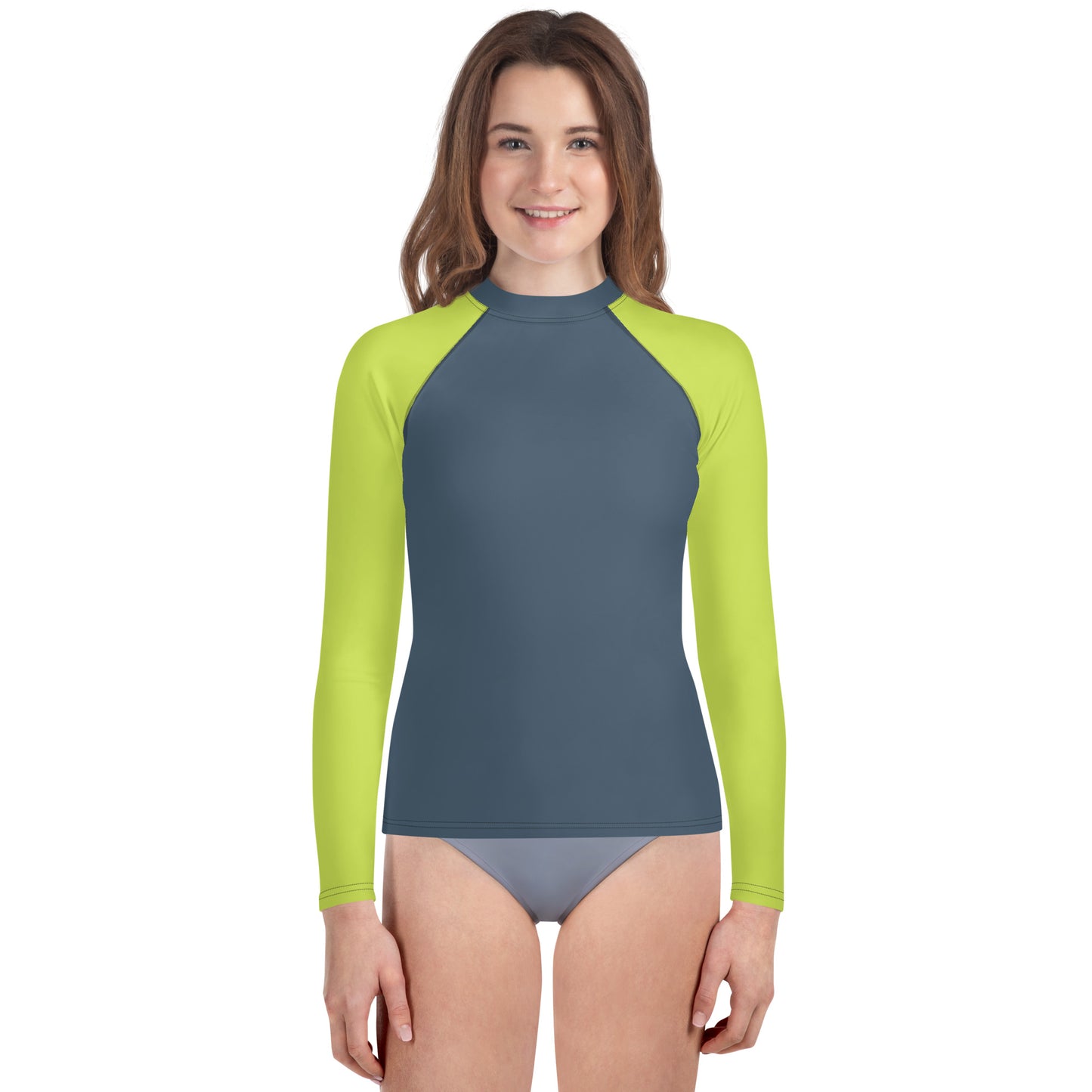 Youth Rash Guard - Lime