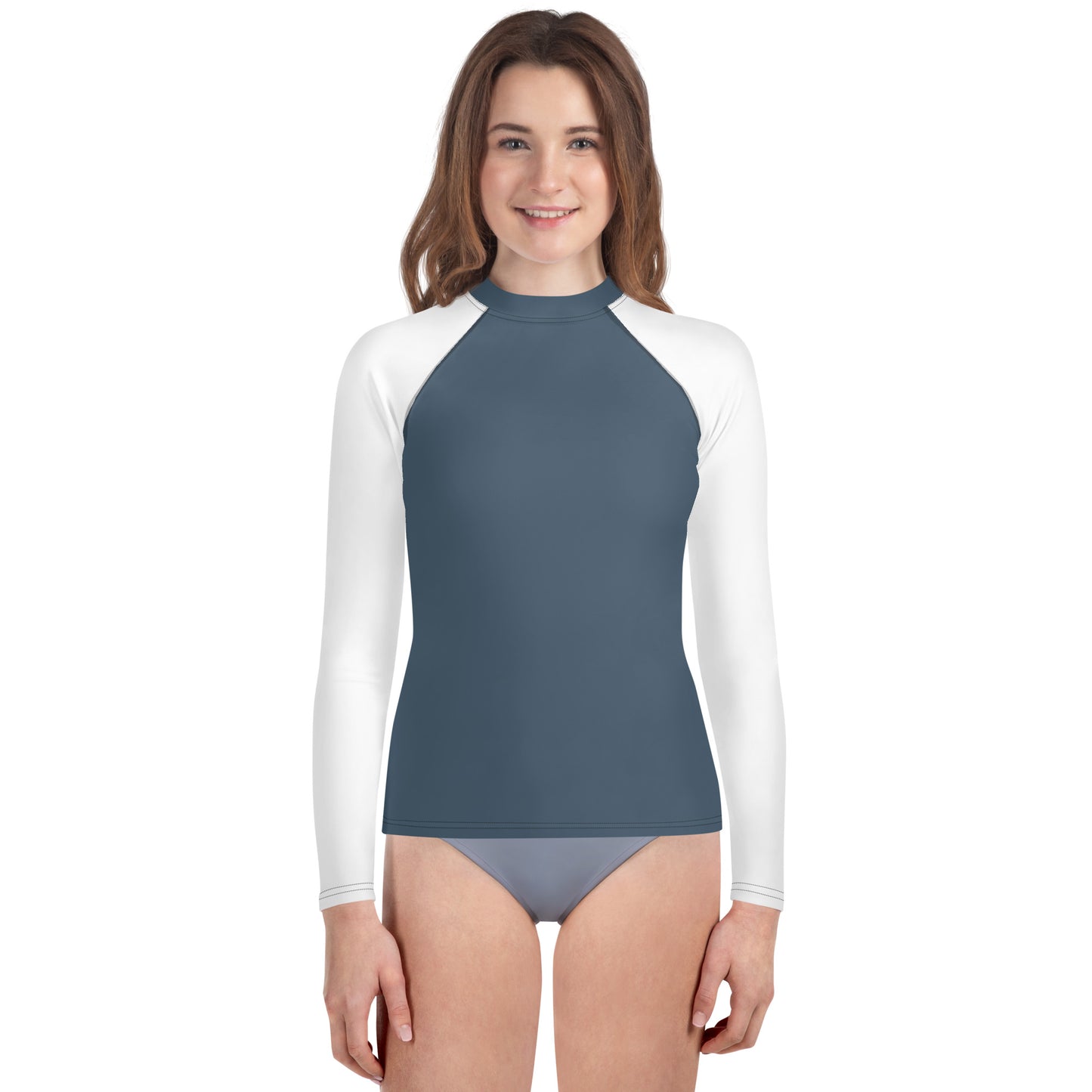 Youth Rash Guard - White