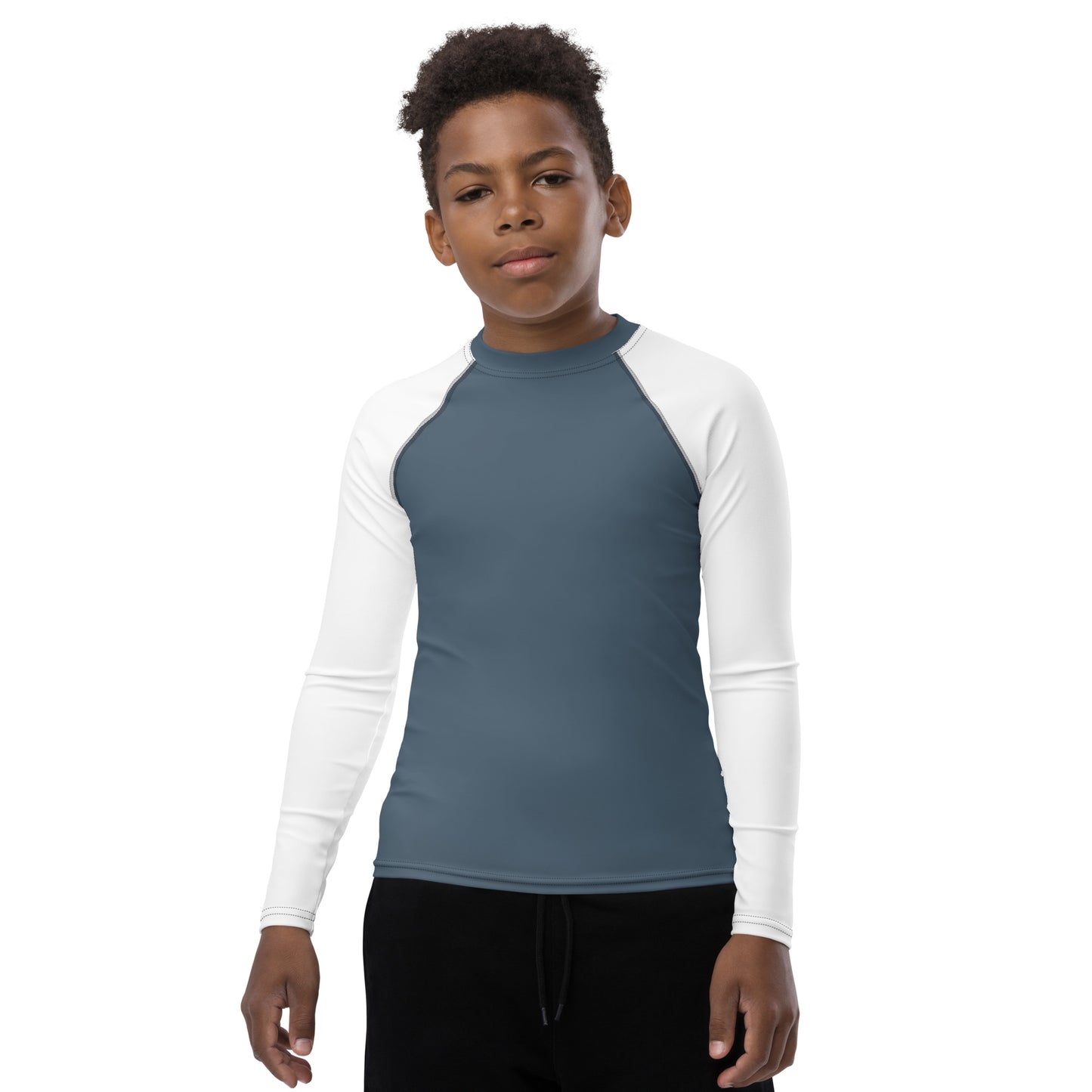 Youth Rash Guard - White