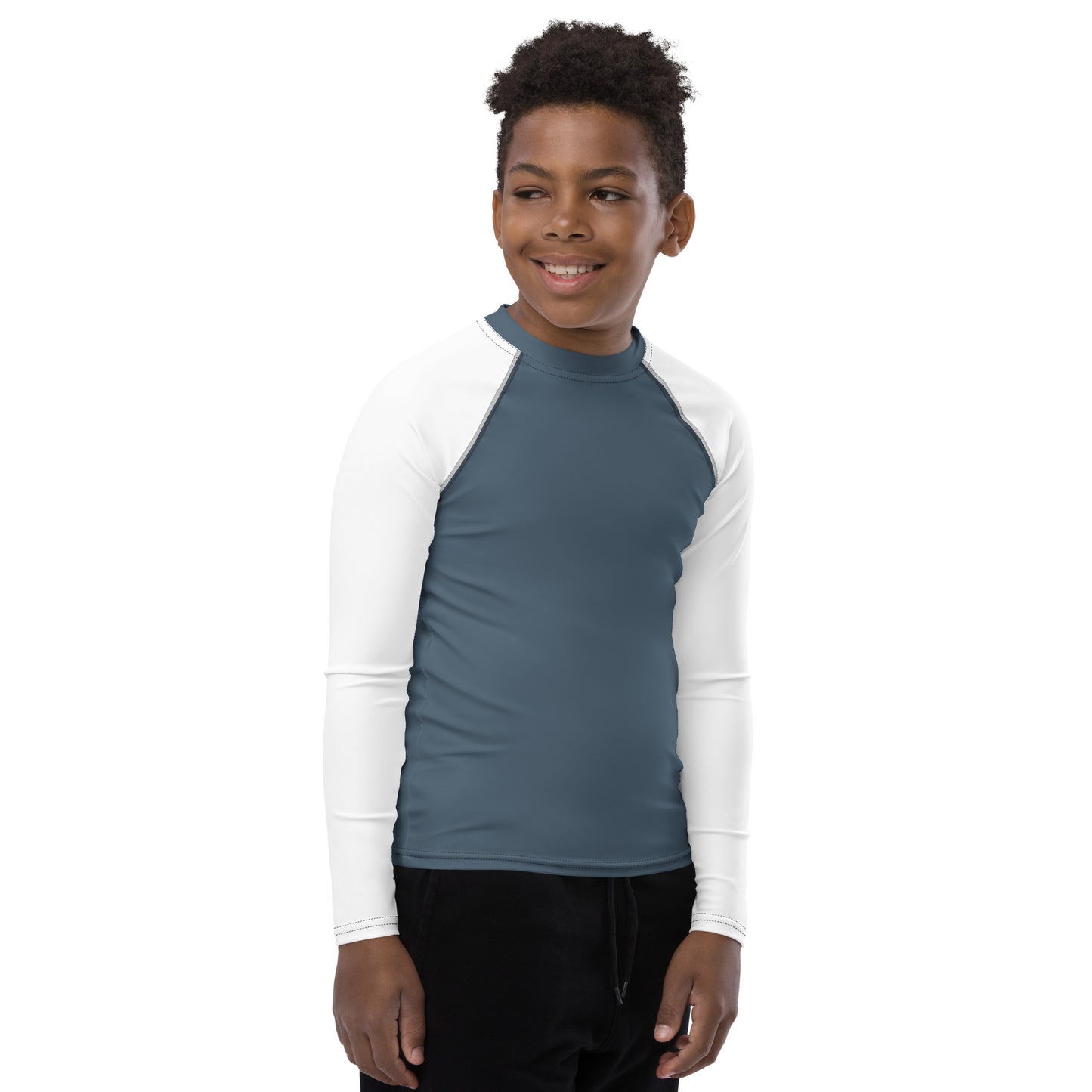 Youth Rash Guard - White