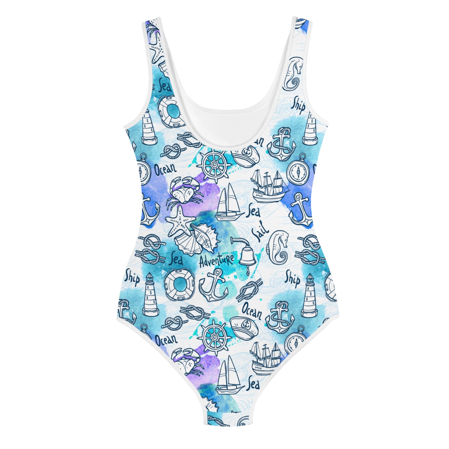 Youth Swimsuit - Cool Nautical