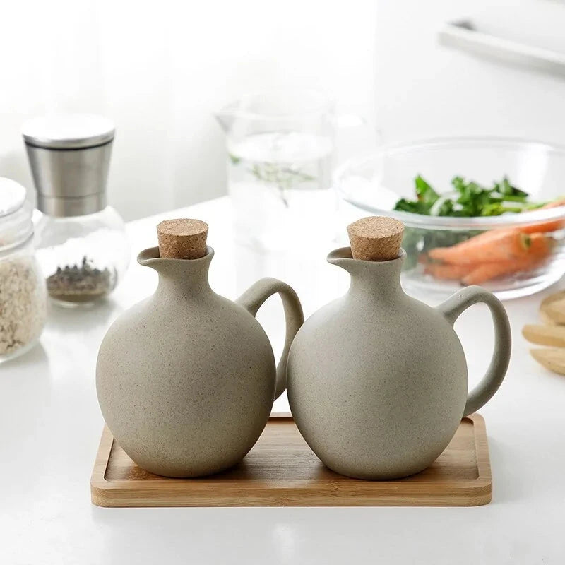 Gourmet Oil & Vinegar Jugs, Set of 2