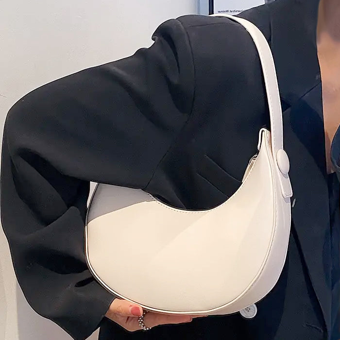Wayfarer Faux Leather Hobo Shoulder Bag