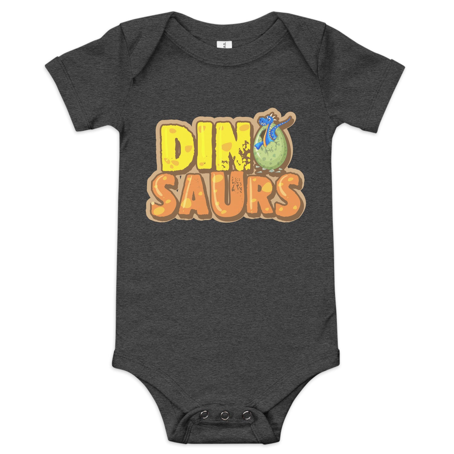 "Dinosaurs" Short Sleeve Baby One Piece