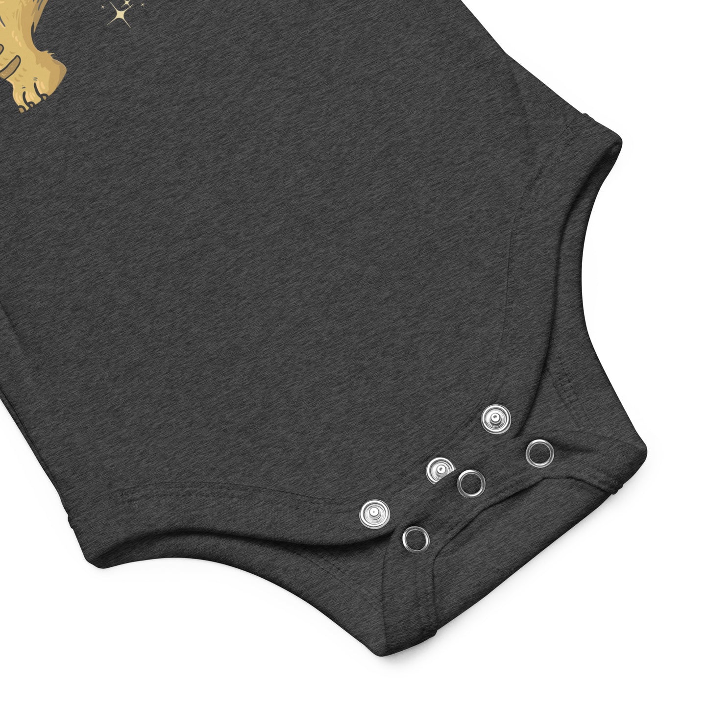 "Dabbing Cat" Short Sleeve Baby One Piece