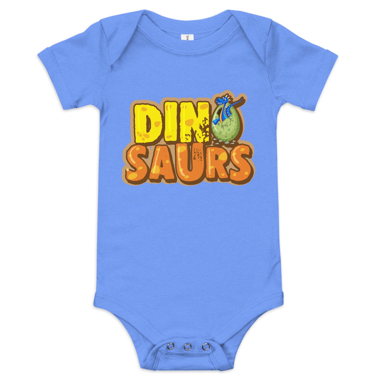 "Dinosaurs" Short Sleeve Baby One Piece