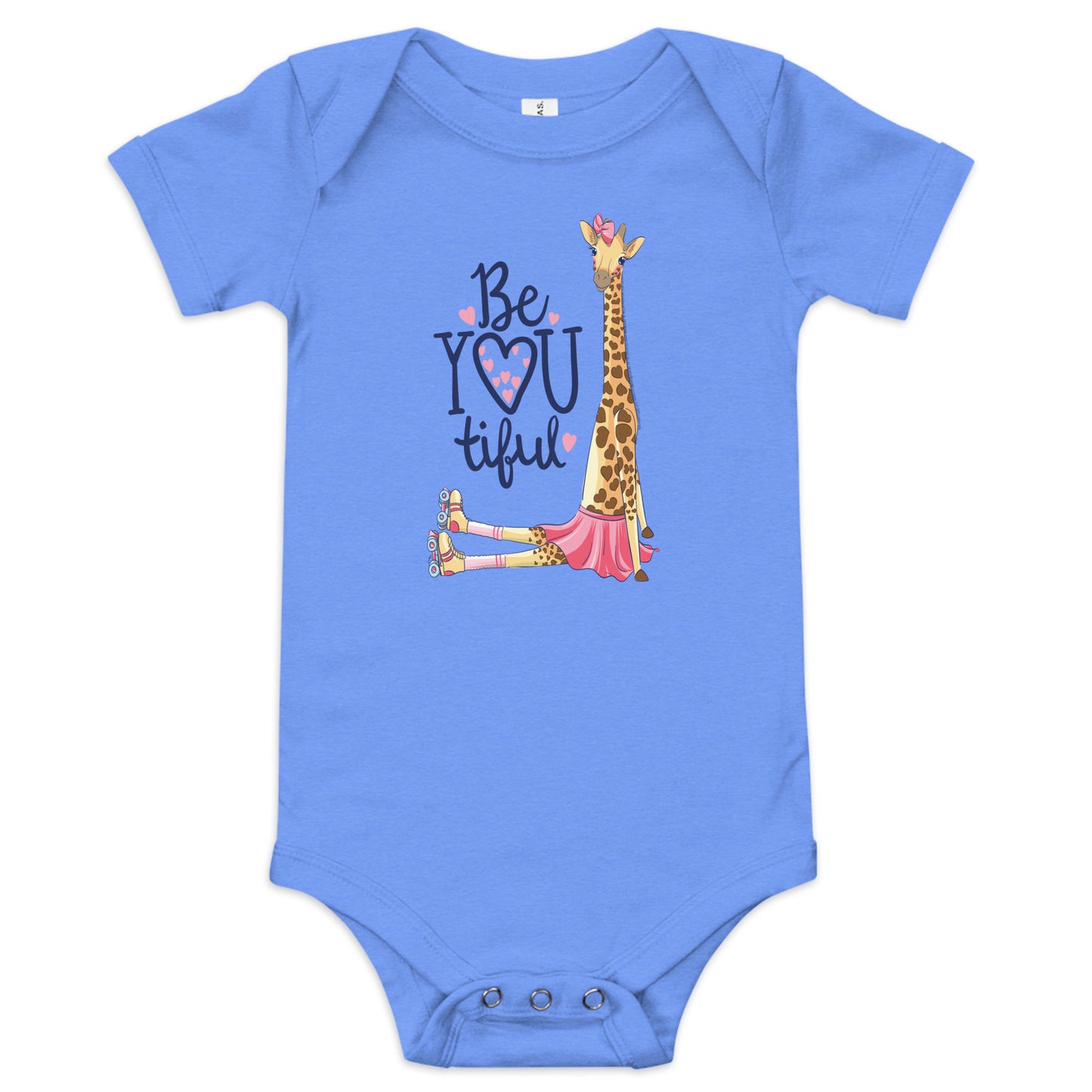 "Be-YOU-tiful" Short Sleeve Baby One Piece