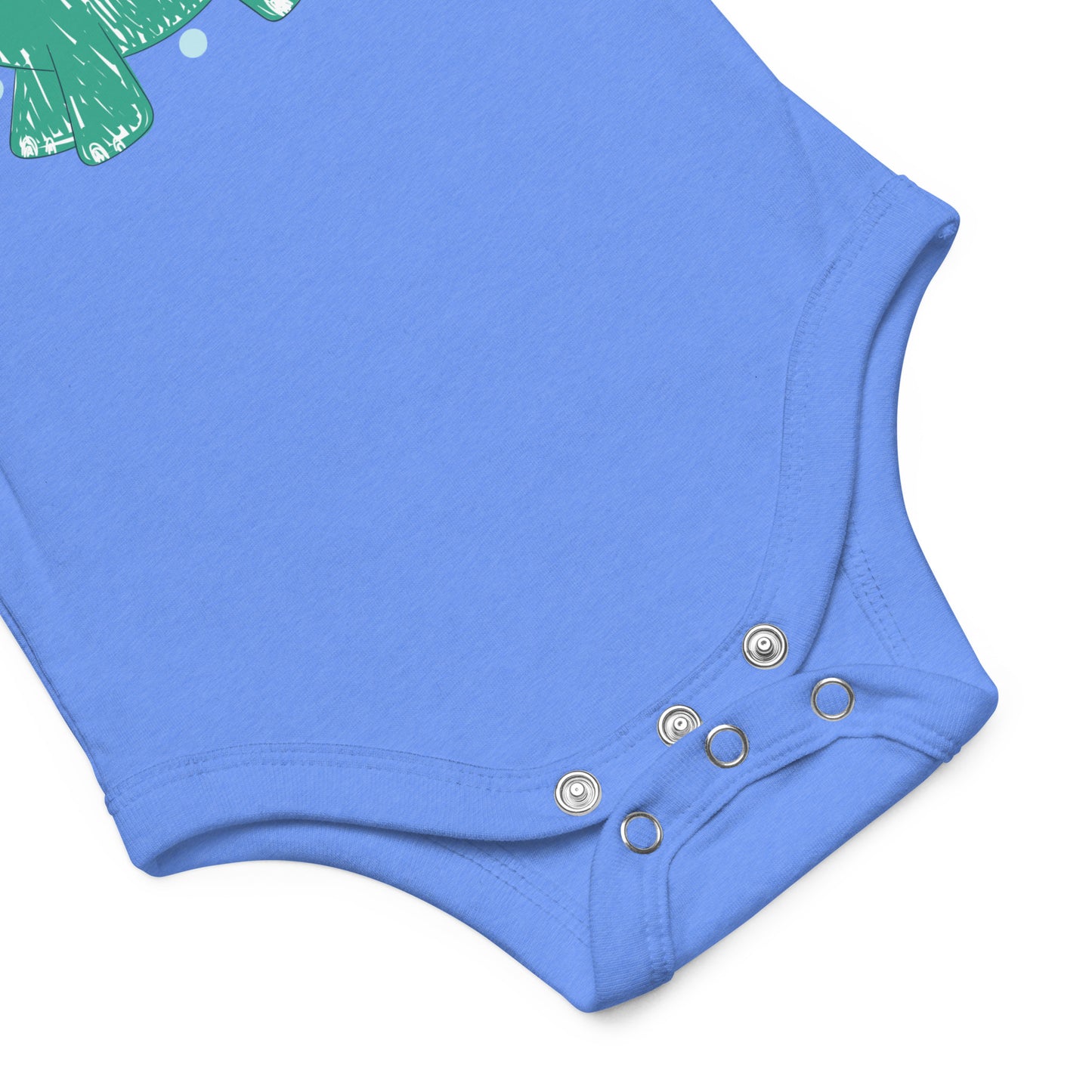 "Dino King" Short Sleeve Baby One Piece