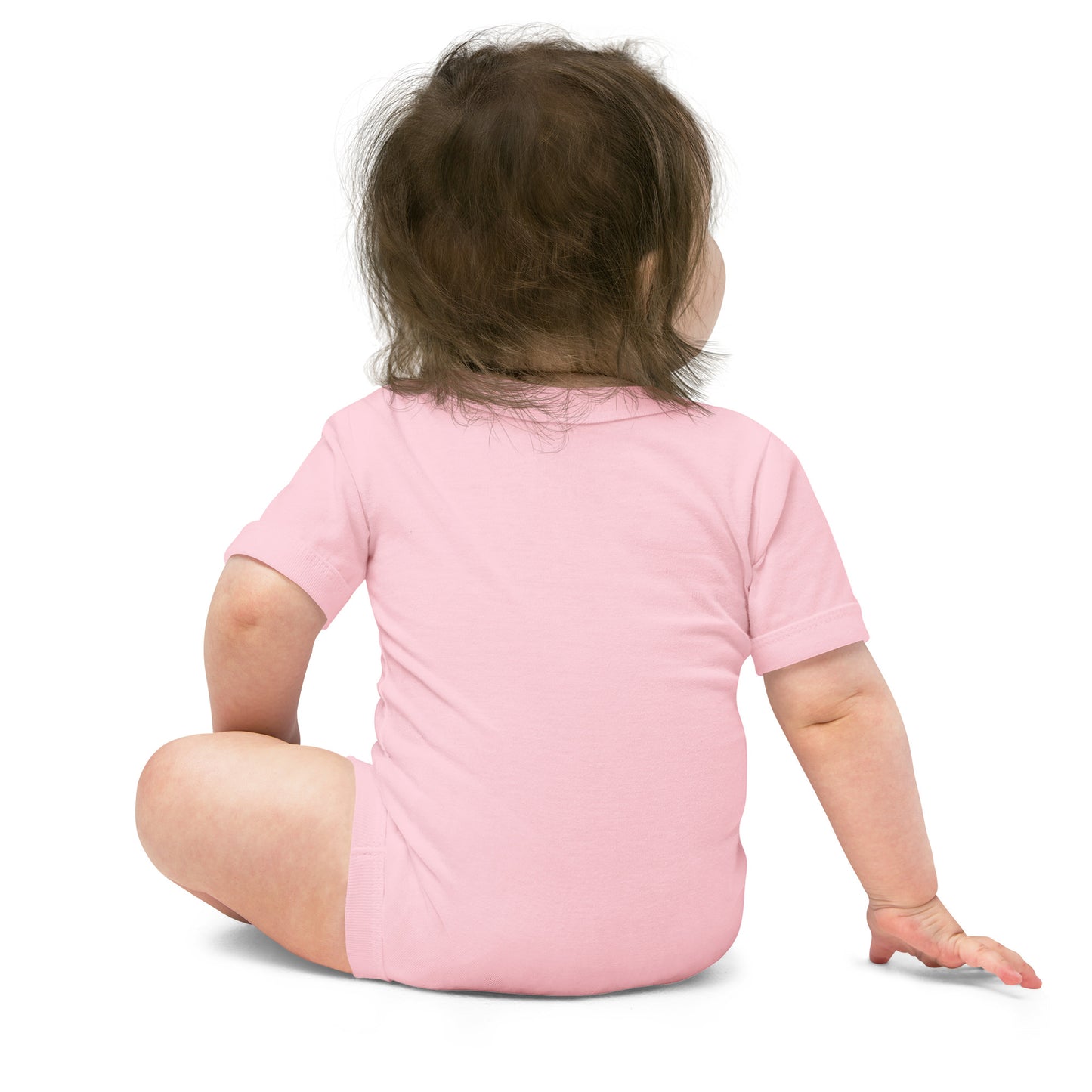 "Rainbow-Saurus" Short Sleeve Baby One Piece