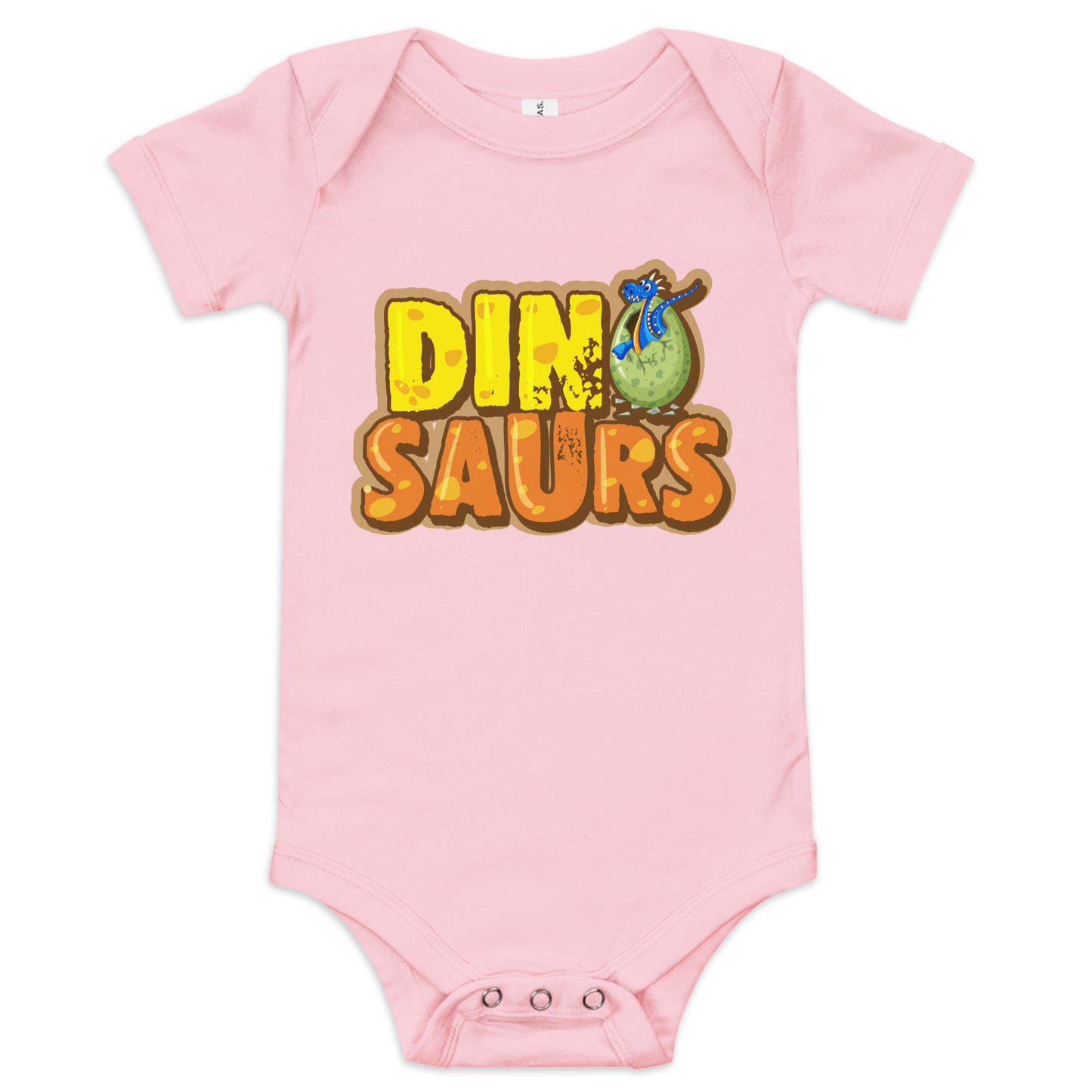"Dinosaurs" Short Sleeve Baby One Piece