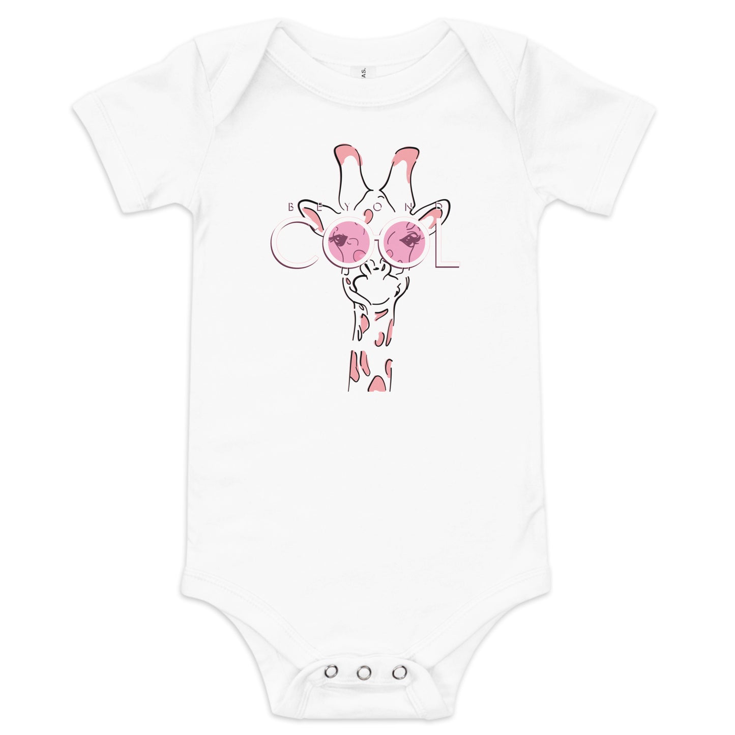 "Mehr als cool" Kurzarm-Baby-Einteiler