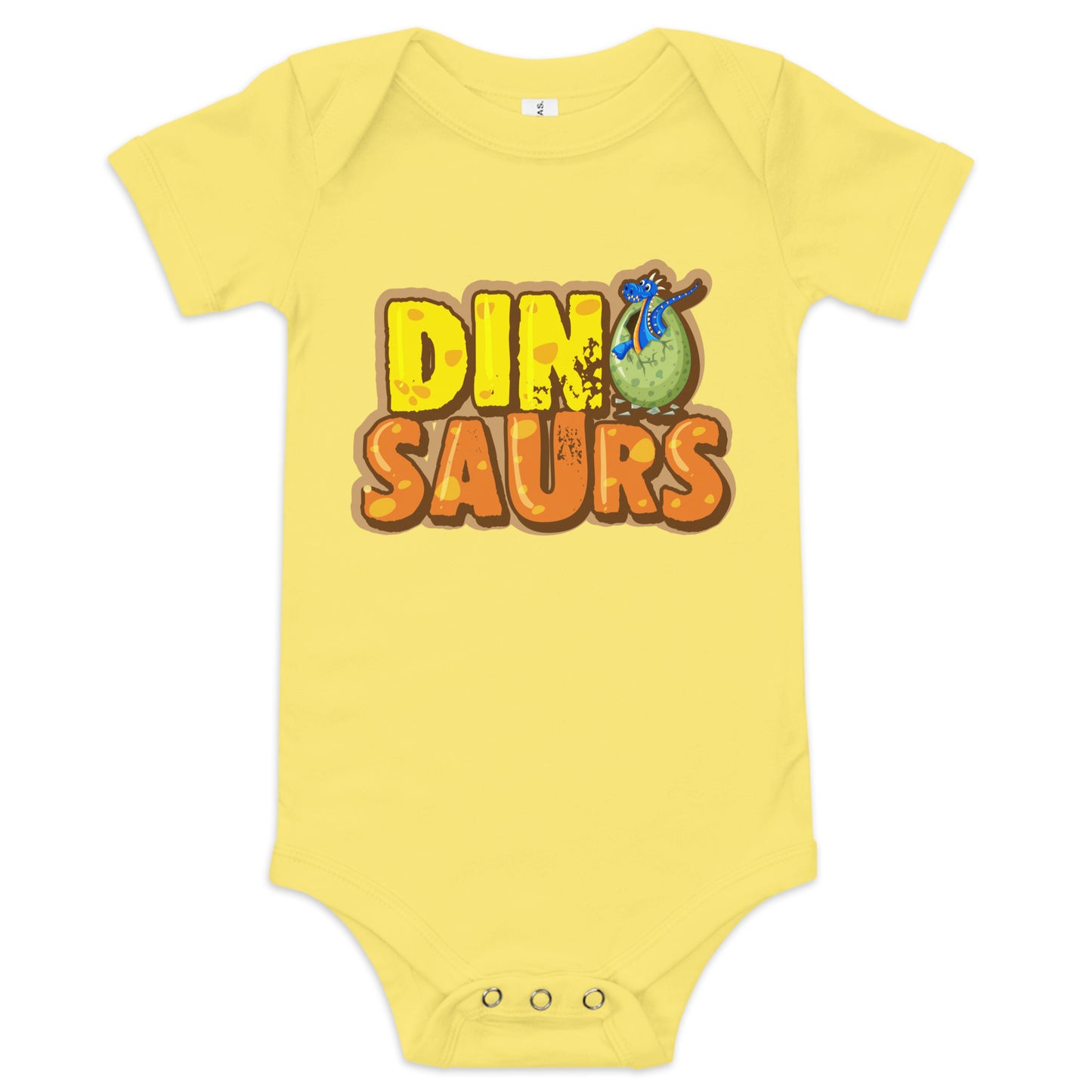"Dinosaurs" Short Sleeve Baby One Piece