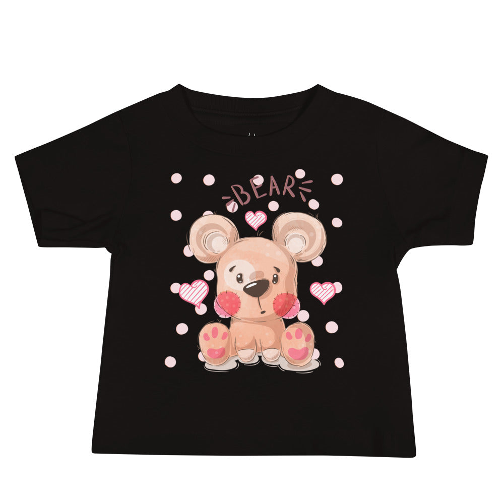 Baby Short Sleeve Tee - Teddy Bear