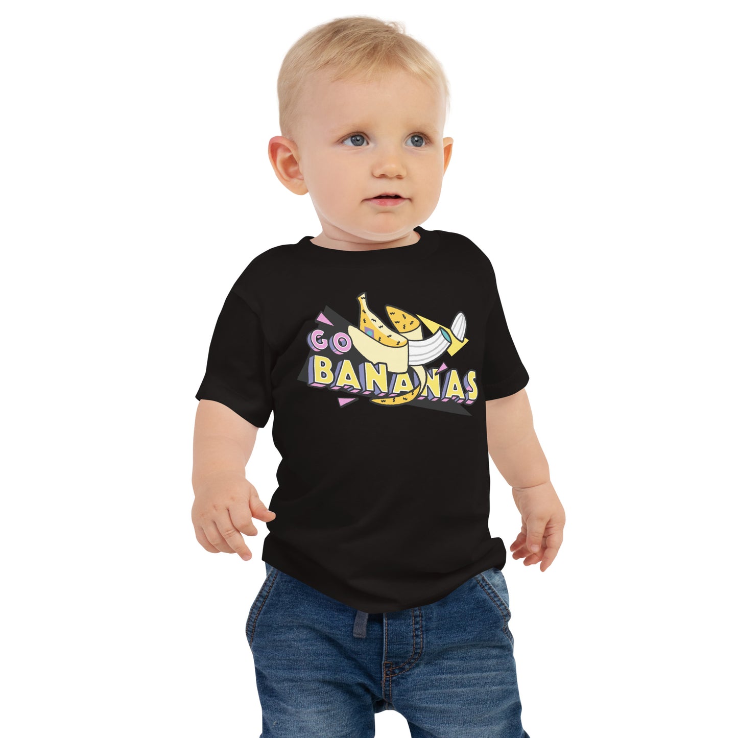 Baby Short Sleeve Tee - Go Bananas