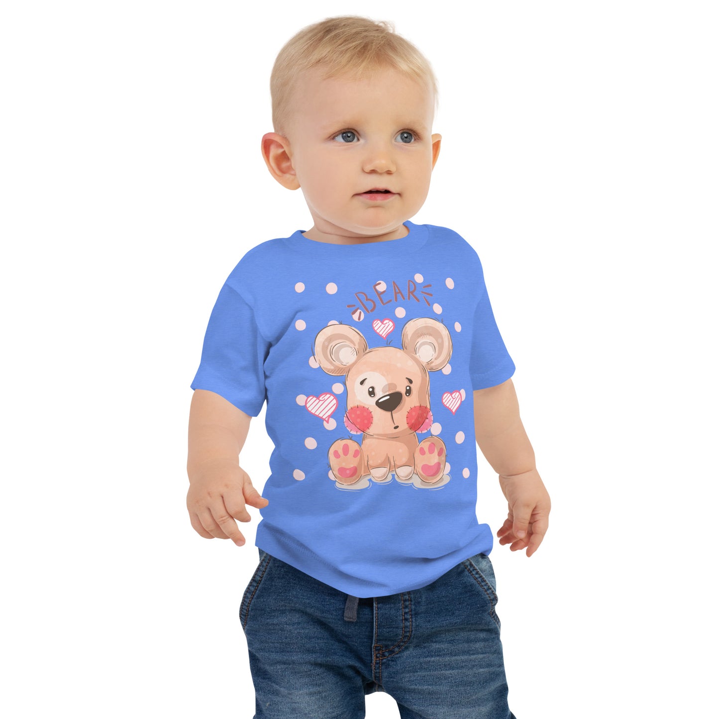 Baby Short Sleeve Tee - Teddy Bear