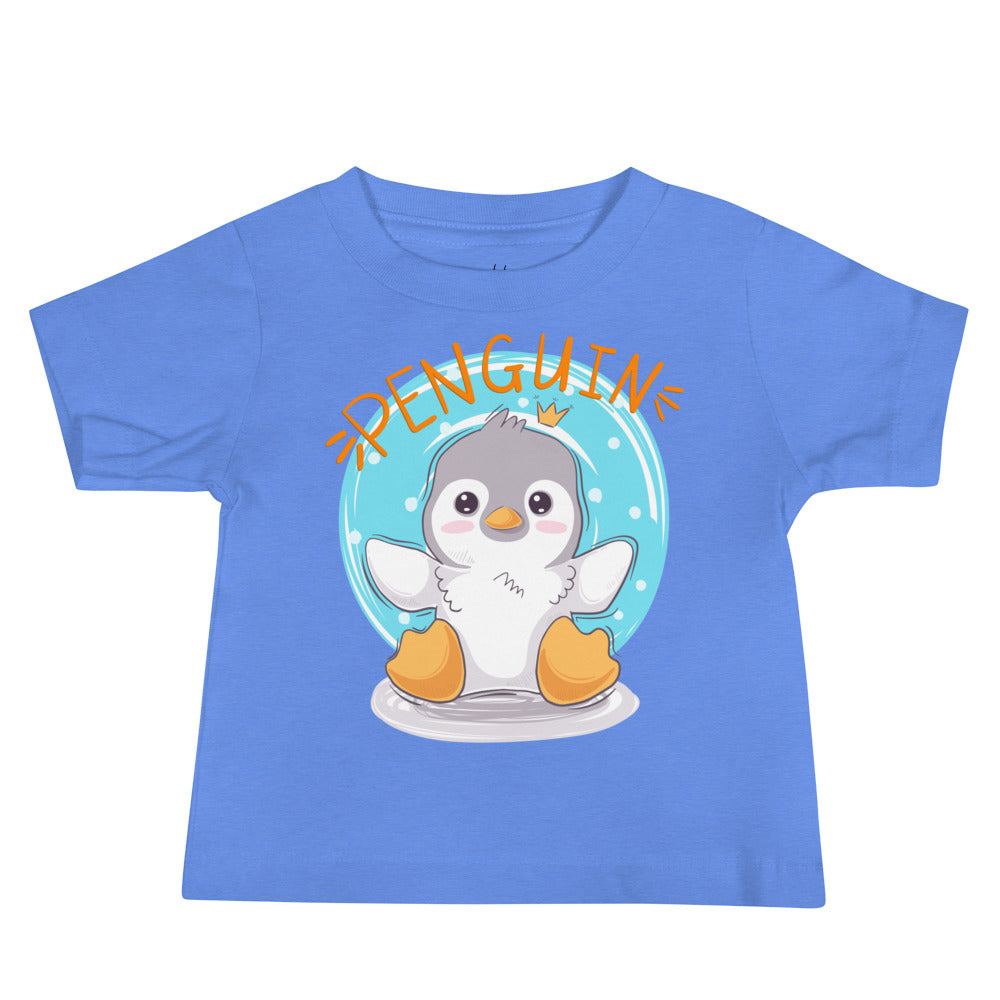 Baby Short Sleeve Tee - Cute Penguin