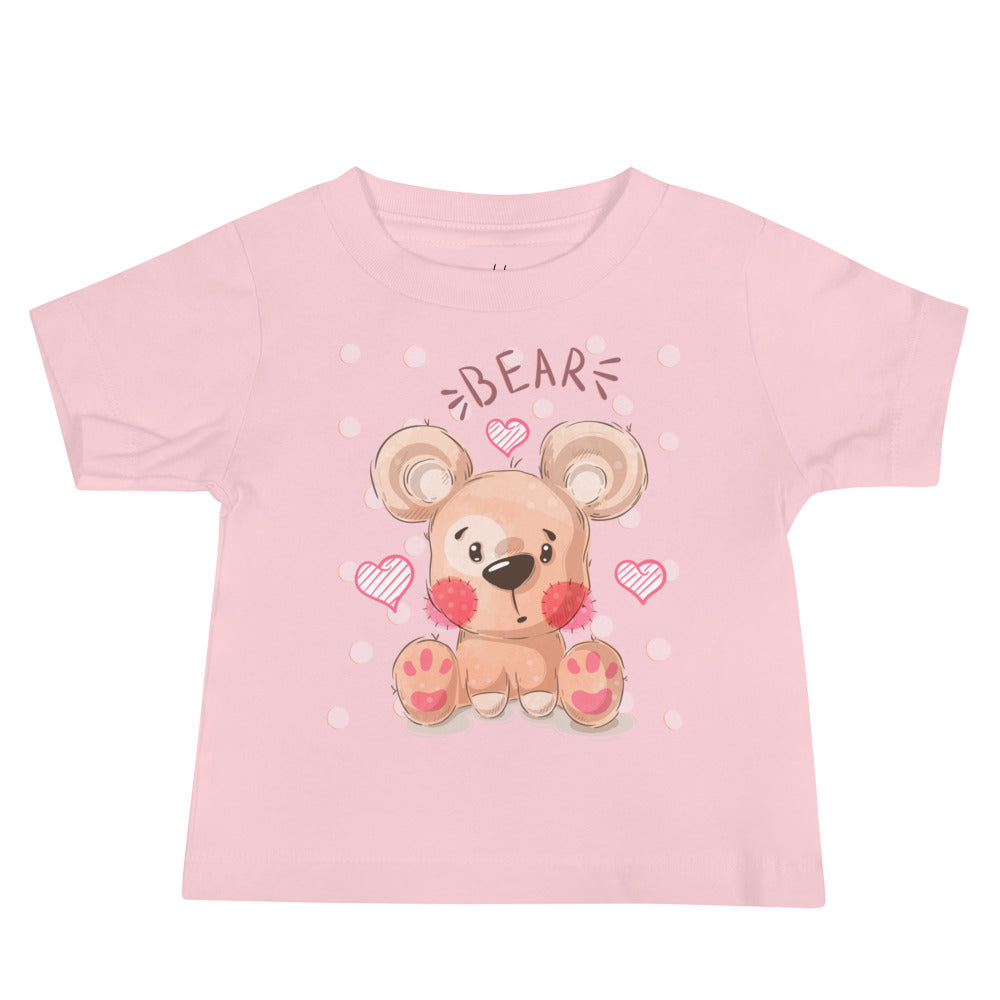 Baby Short Sleeve Tee - Teddy Bear