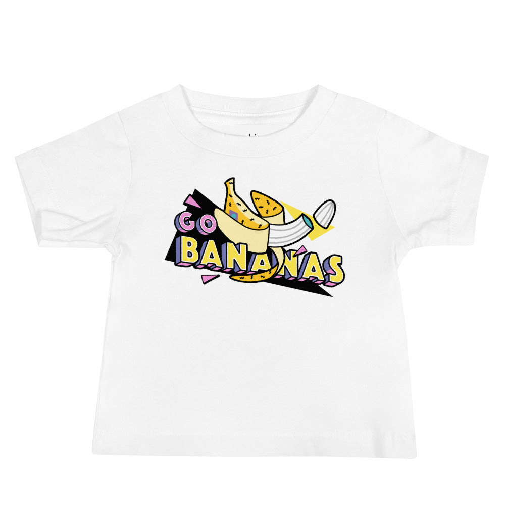 Baby Kurzarm T-Shirt - Go Bananas