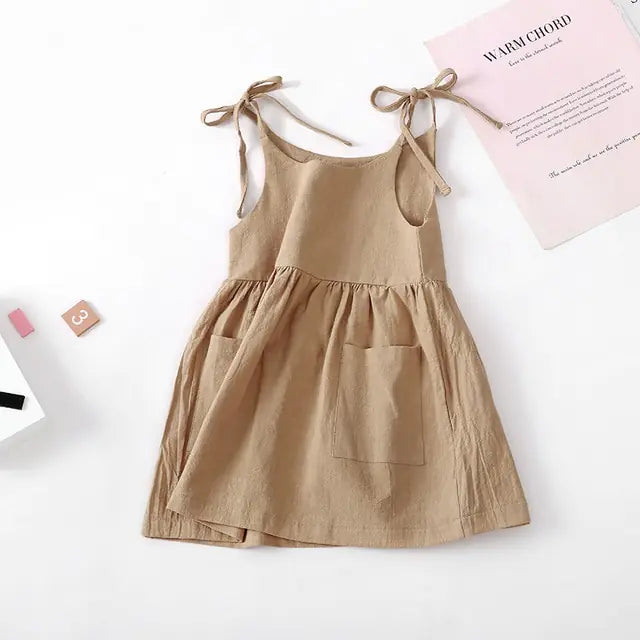 Everyday Comfort Sleeveless Cotton Toddler Dress