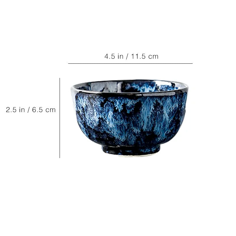 Vintage Azure Ceramic Dinnerware