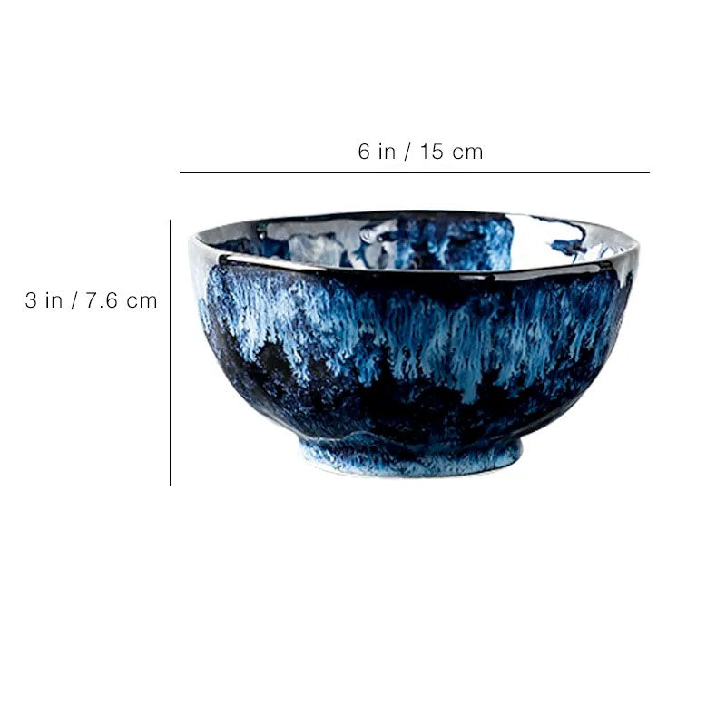 Vintage Azure Ceramic Dinnerware