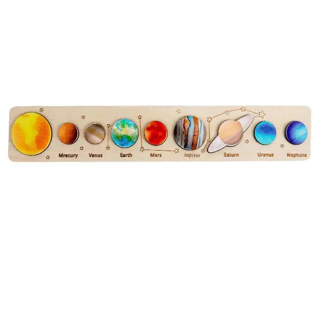 Solar System Wood Puzzles
