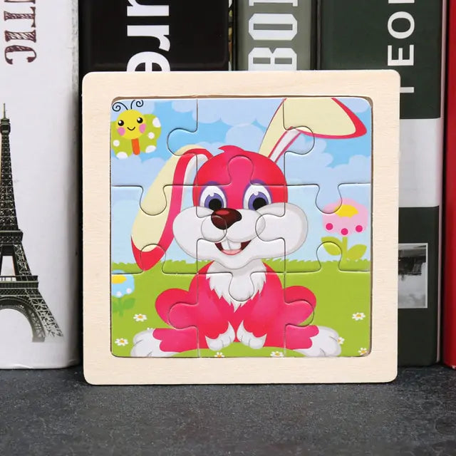 PuzzlePlay チャンキー木製パズル