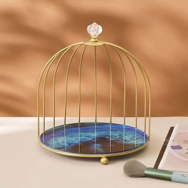 Bird Cage Cosmetic Organizer