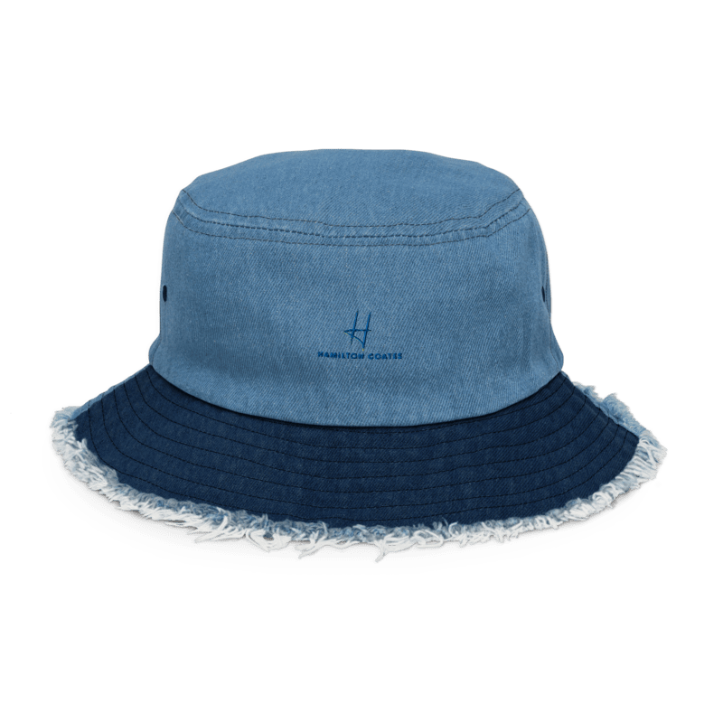 Urban Edge – Fischerhut aus Denim im Used-Look