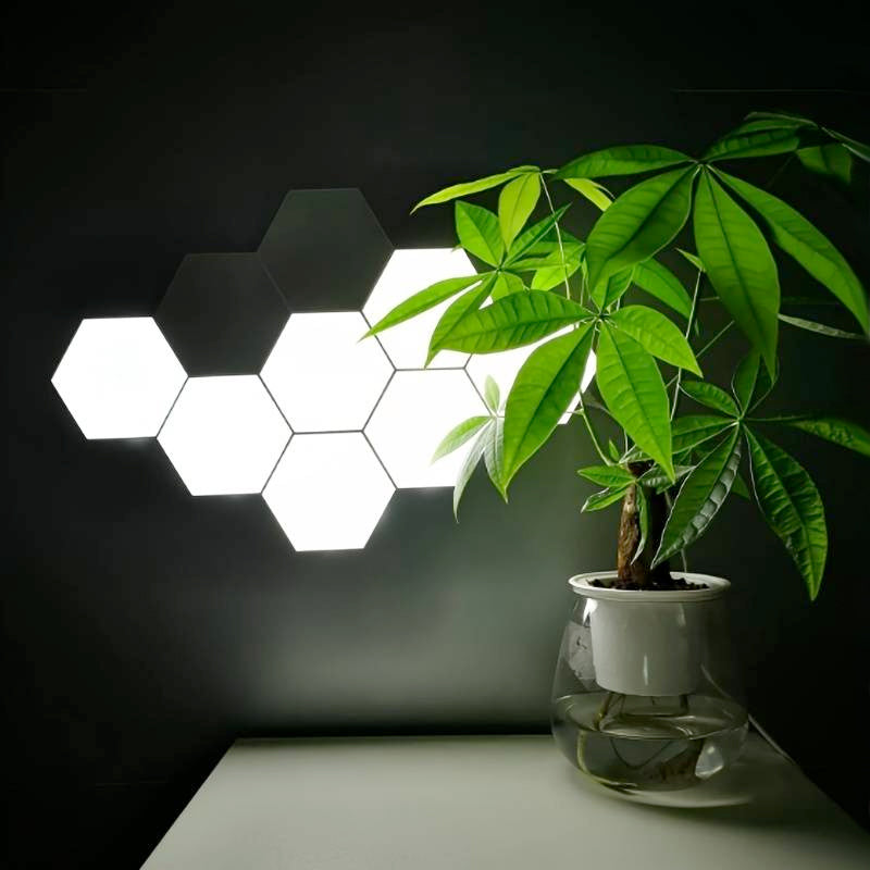 HexaGlow Modular Touch-Sensitive Wall Light