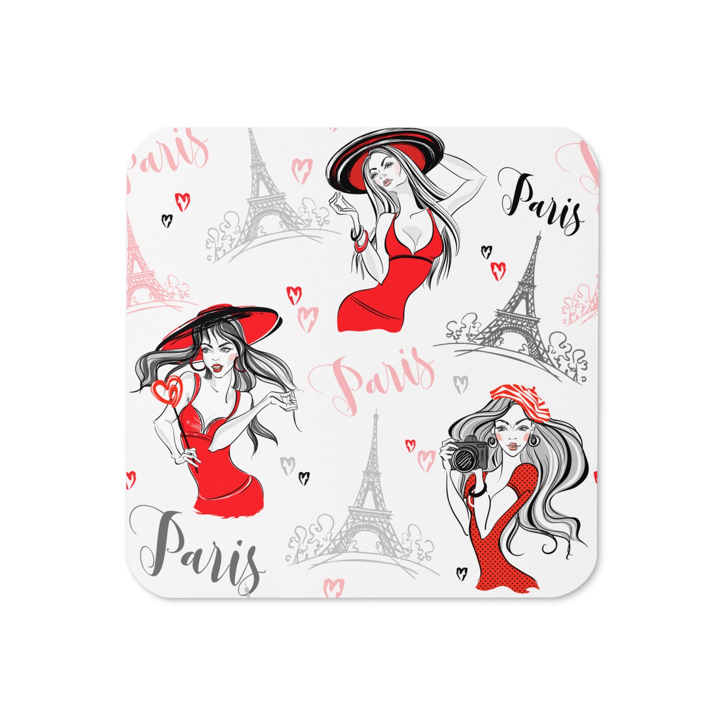 Paris Cork-back coaster
