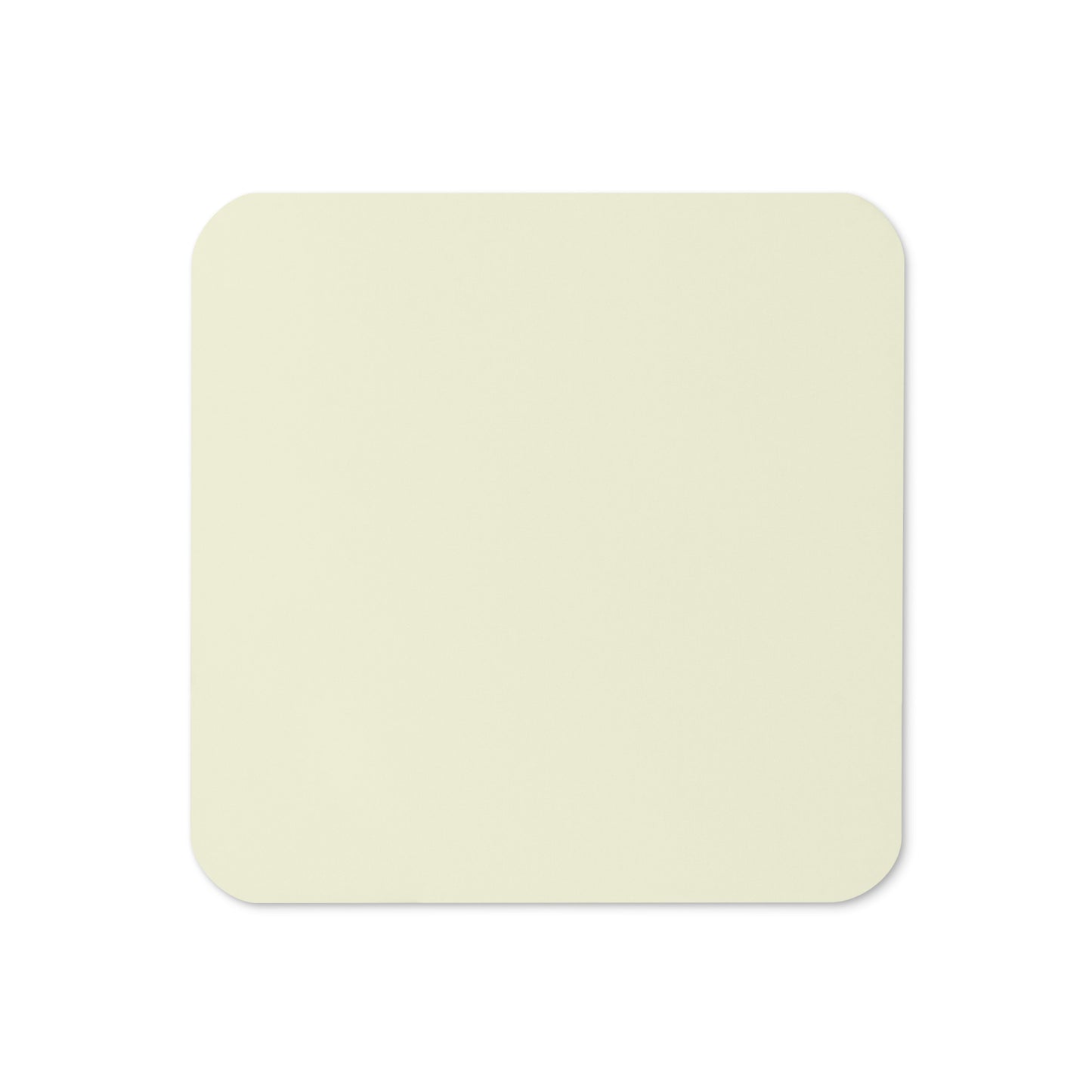 Solid Colour Cork-back coasters