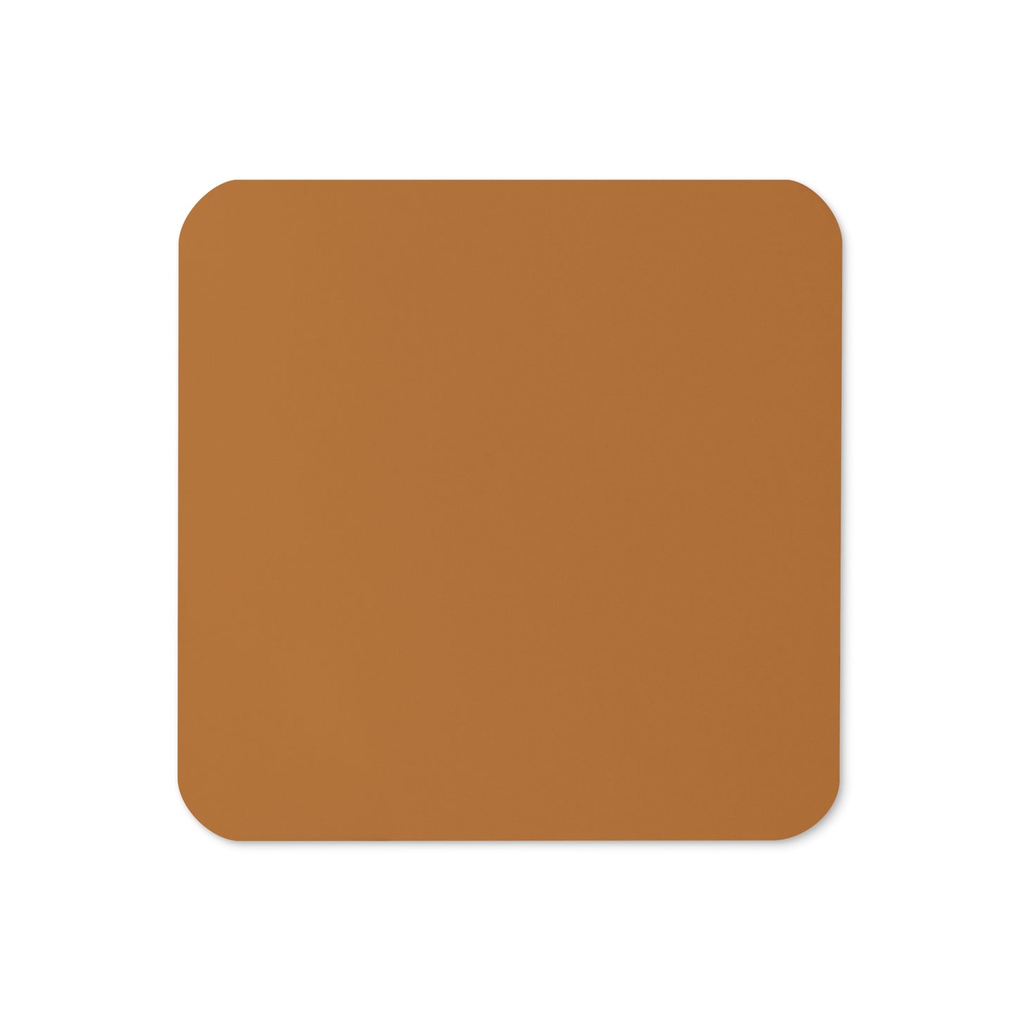 Solid Colour Cork-back coasters