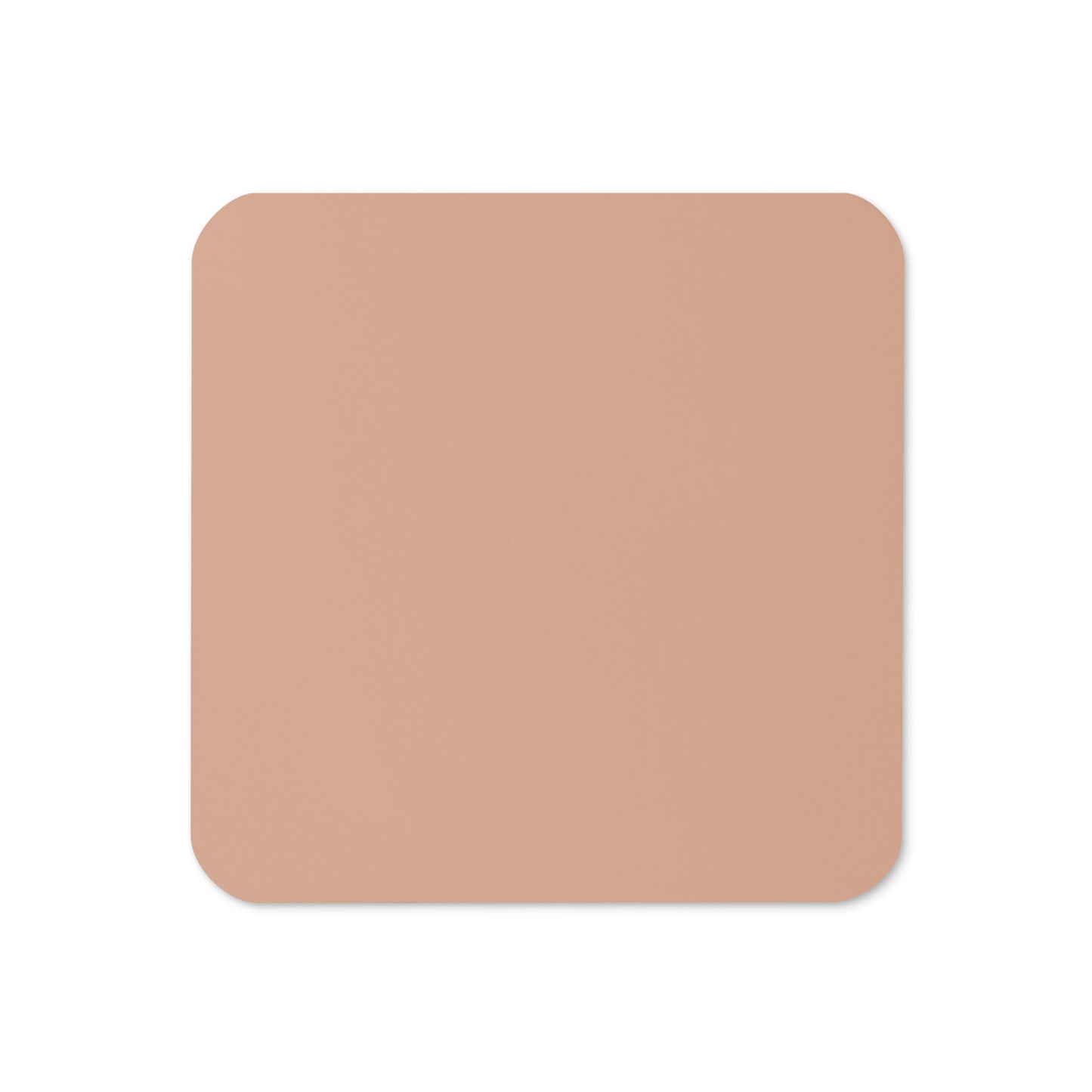 Solid Colour Cork-back coasters