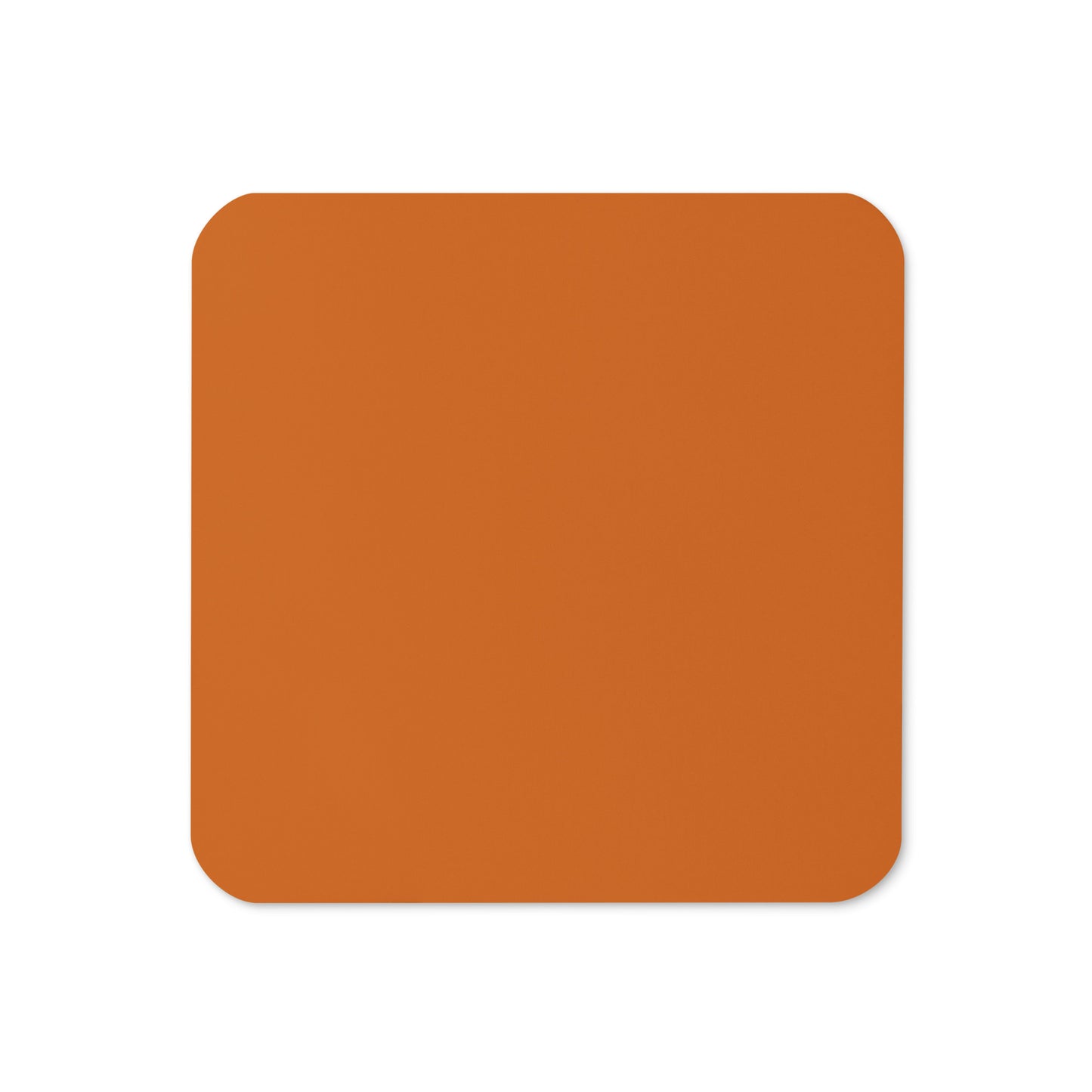 Solid Colour Cork-back coasters
